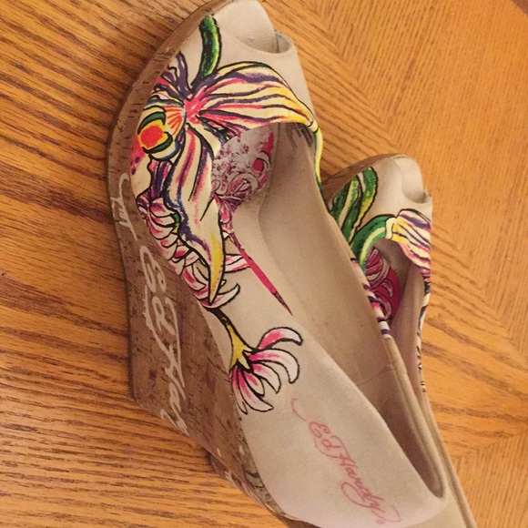 Ed Hardy Shoes - Ed Hardy platform shoes